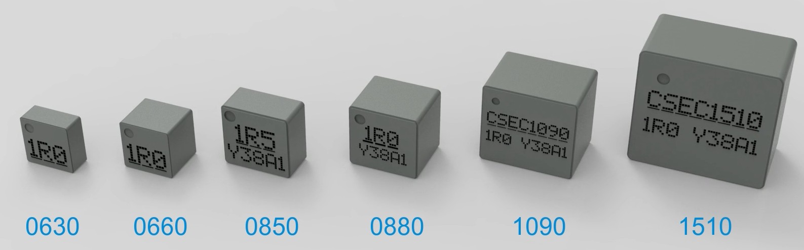 最新推出具有高饱和特性的一体成型电感CSEC系列